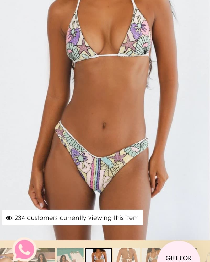 Oceanus Bikini sm bottom large top - Image 1