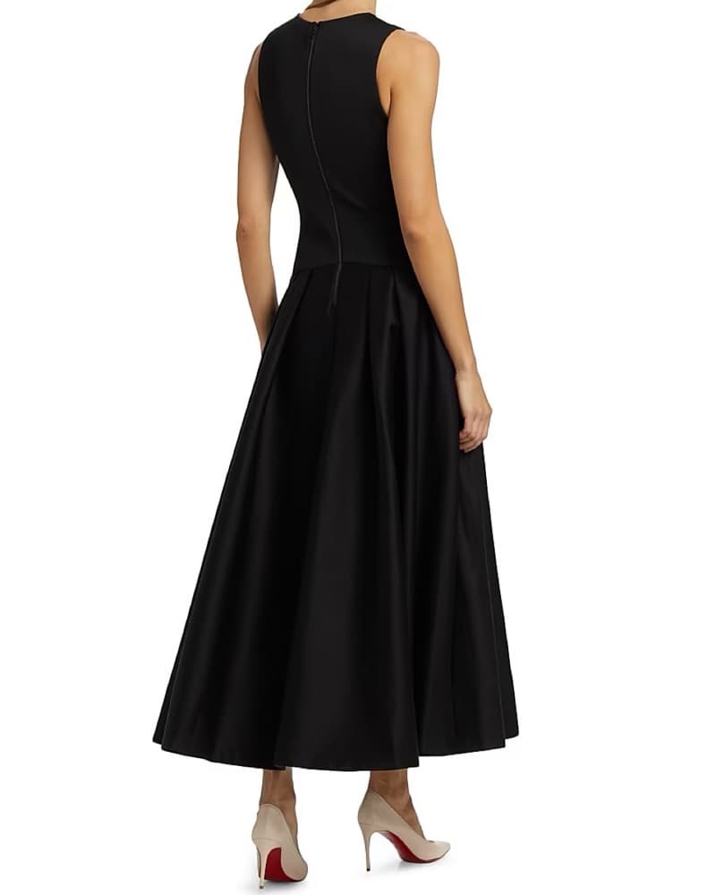 Adley Sleeveless A-Line Midi-Dress - Image 1