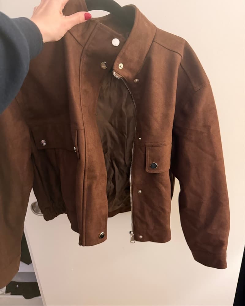 Soft Suede Moto Jacket - Image 2