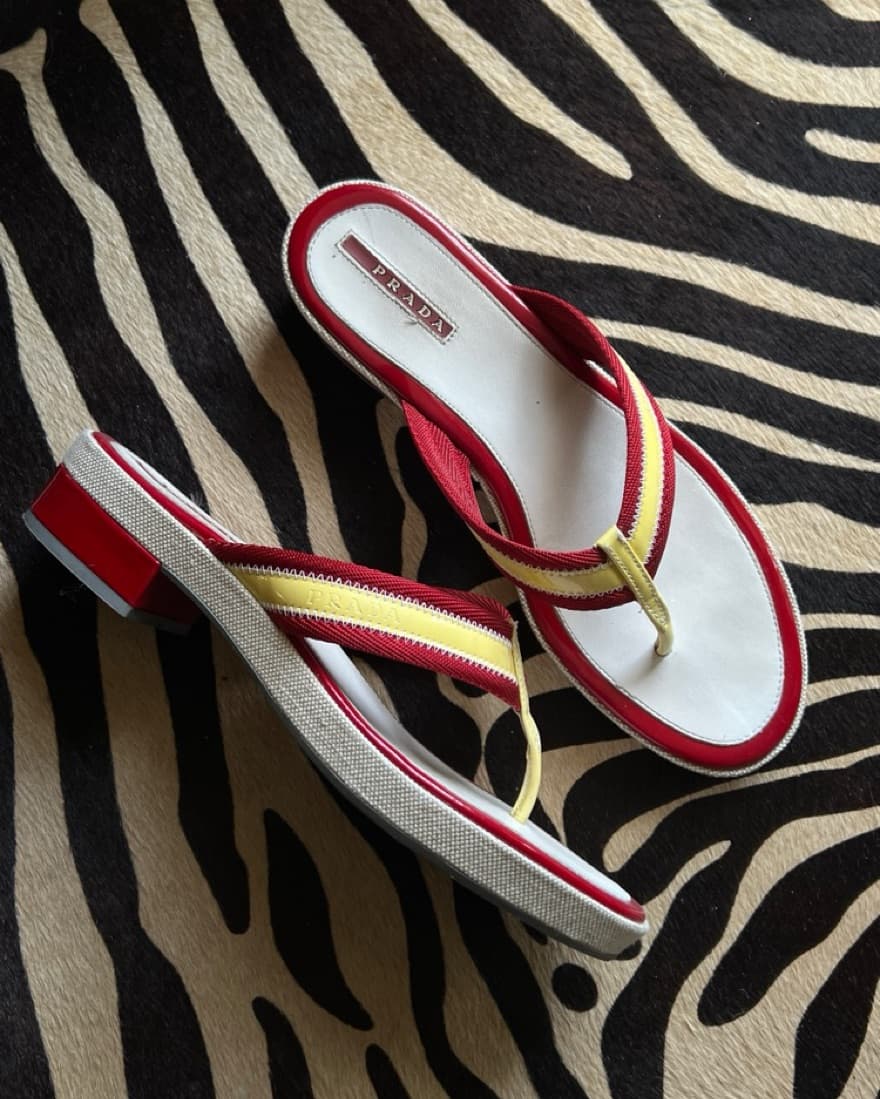 Vintage Prada Flip Flops  - Image 3