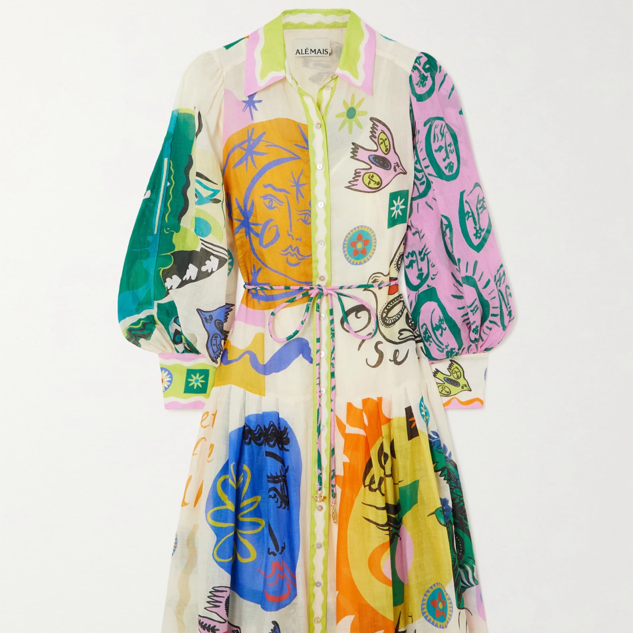 Alemais Soleil Patchwork Dress - Image 6