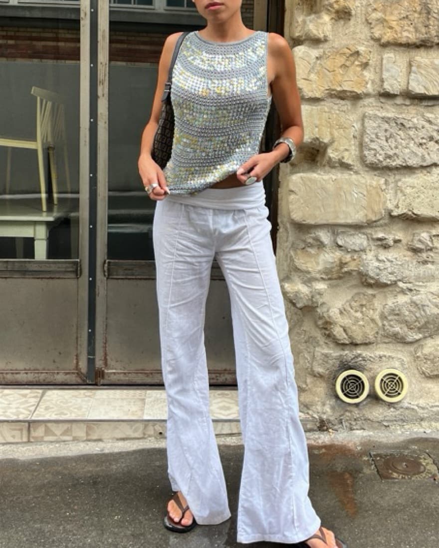 Vintage Beaded Tank - Image 4