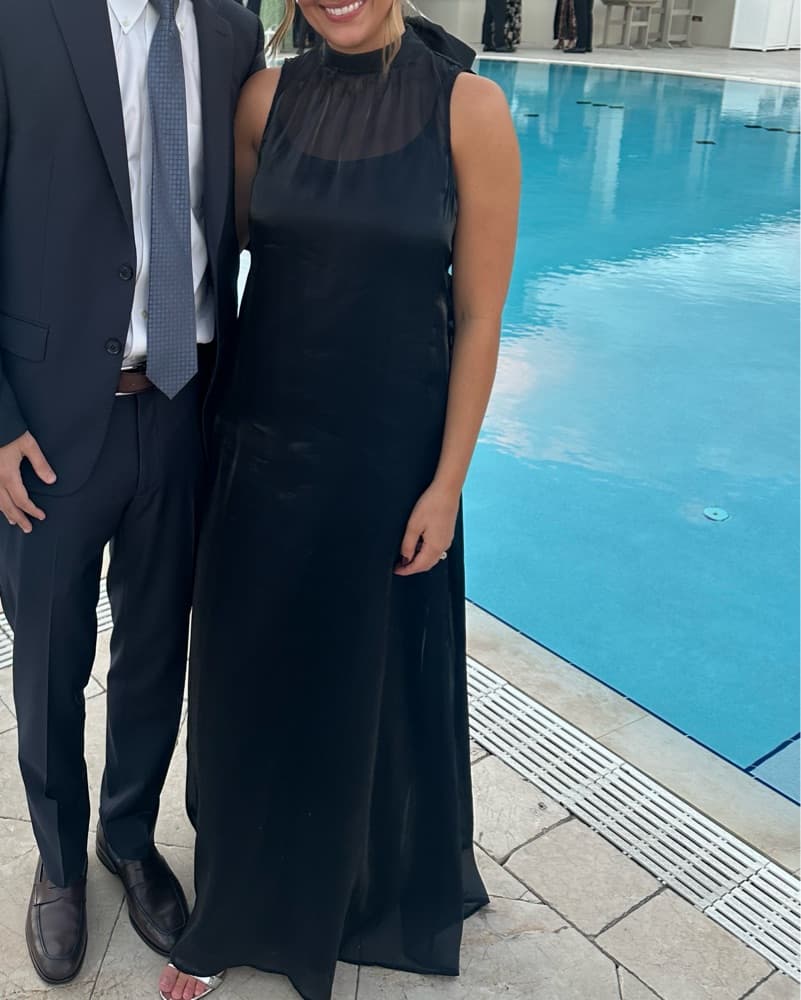 Staud Albee Midnight Black Dress  - Image 1