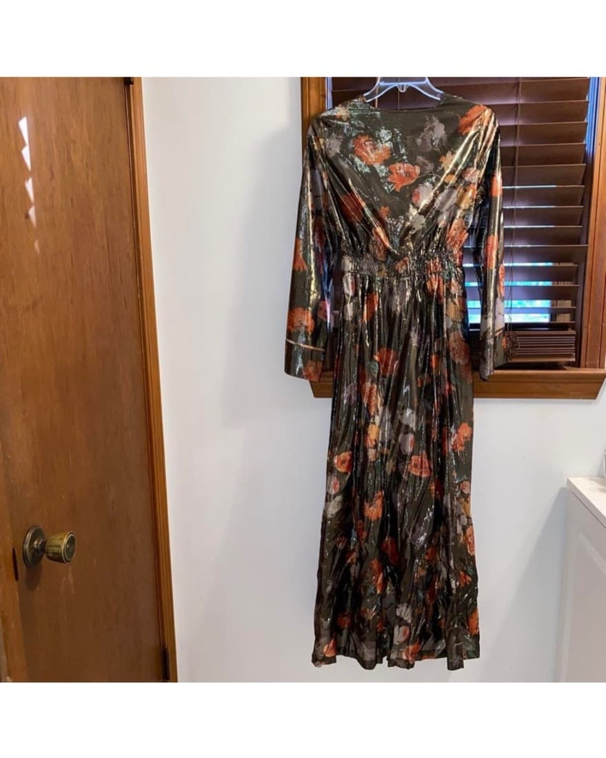 Anthropologie Caballero Floral Maxi Dres - Image 6