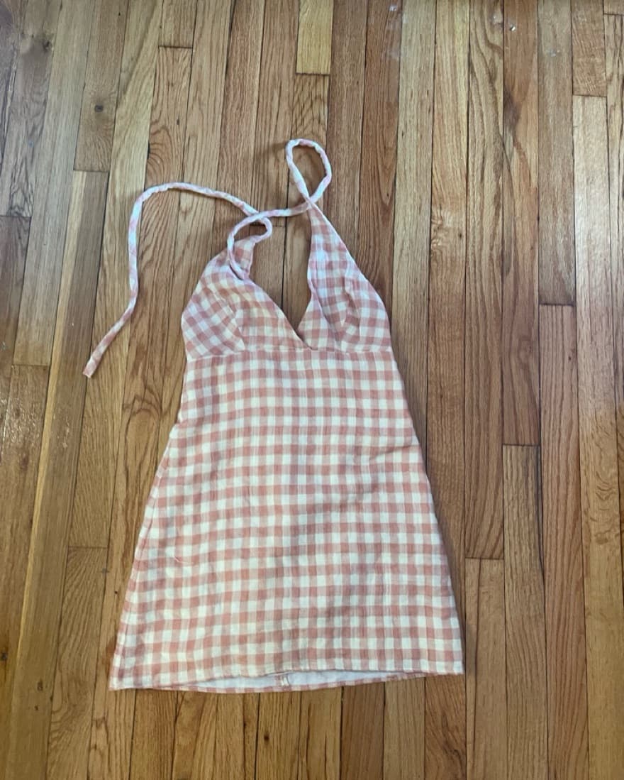 Zara gingham dress - Image 1