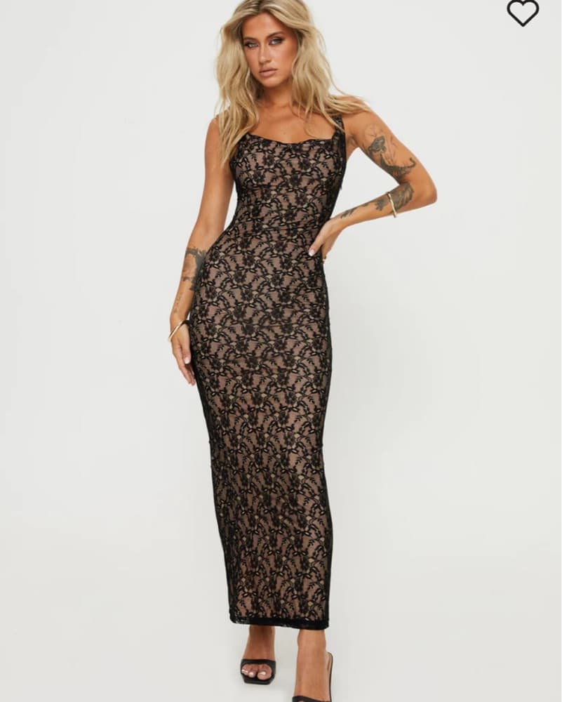 Elegant Lace Maxi Dress - Image 1