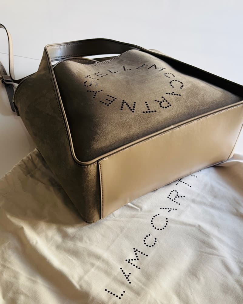 Stylish Stella McCartney Faux Suede Tote Bag - Image 3