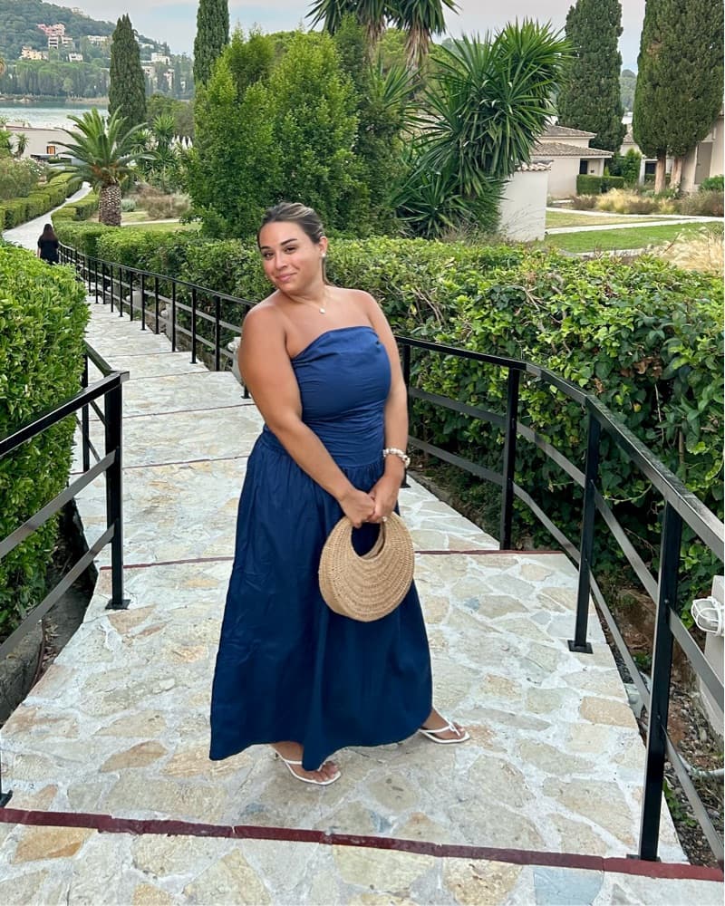 Navy Blue Maxi Dress - Image 2