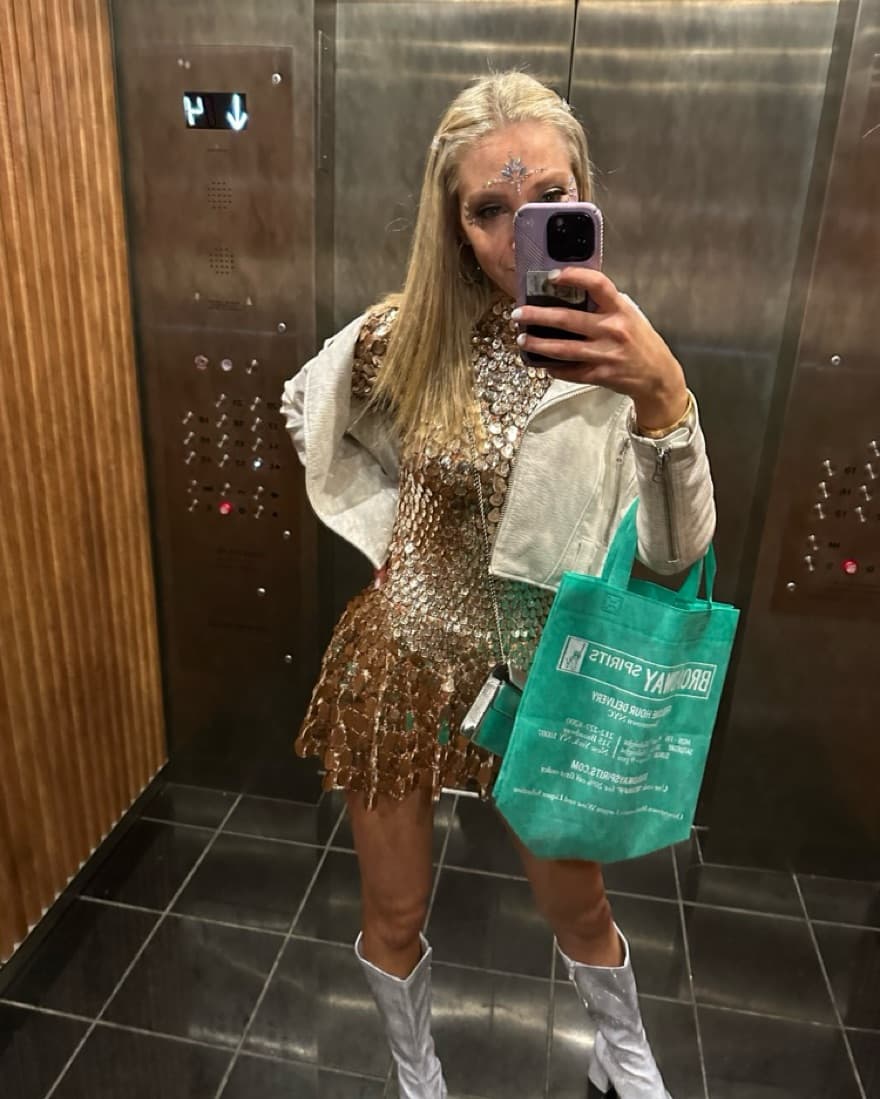 Gold Goddess Dress - Image 5