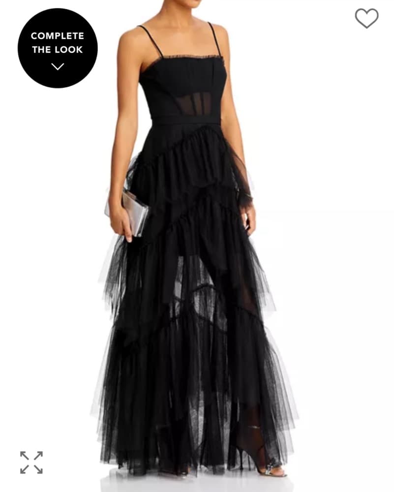 BCBG Tulle Corset Dress - Image 1
