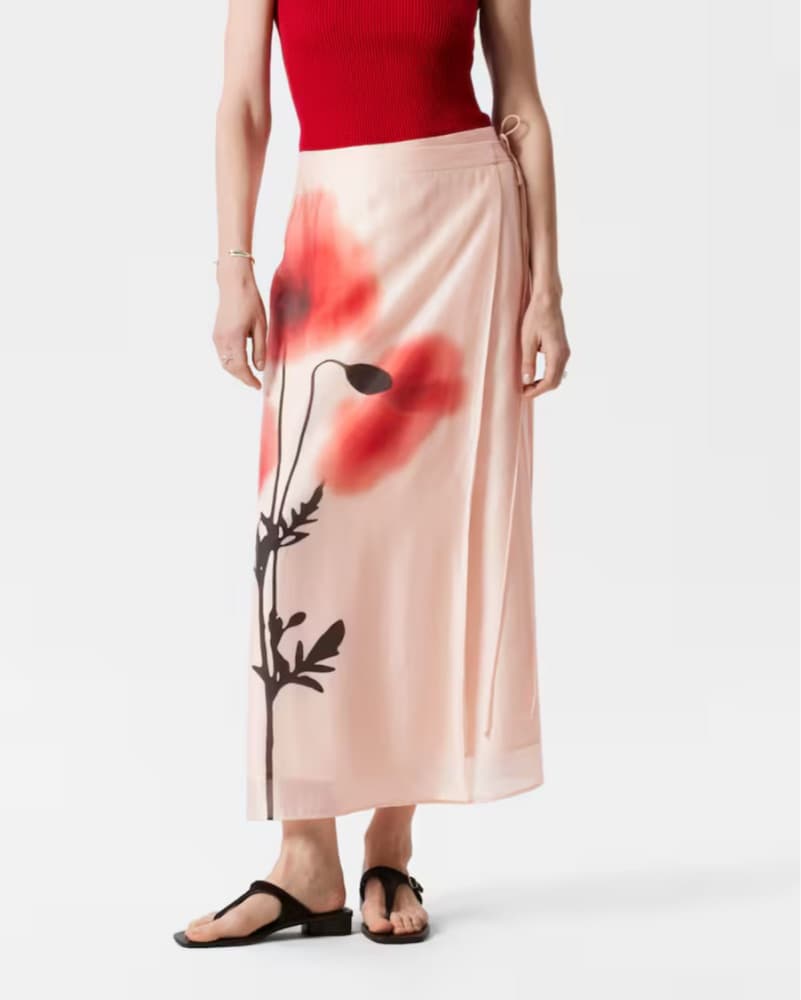 & Other Stories Floral Maxi Skirt - Image 3