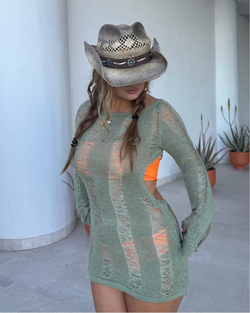 Jaded London Green Dress  - Image 2