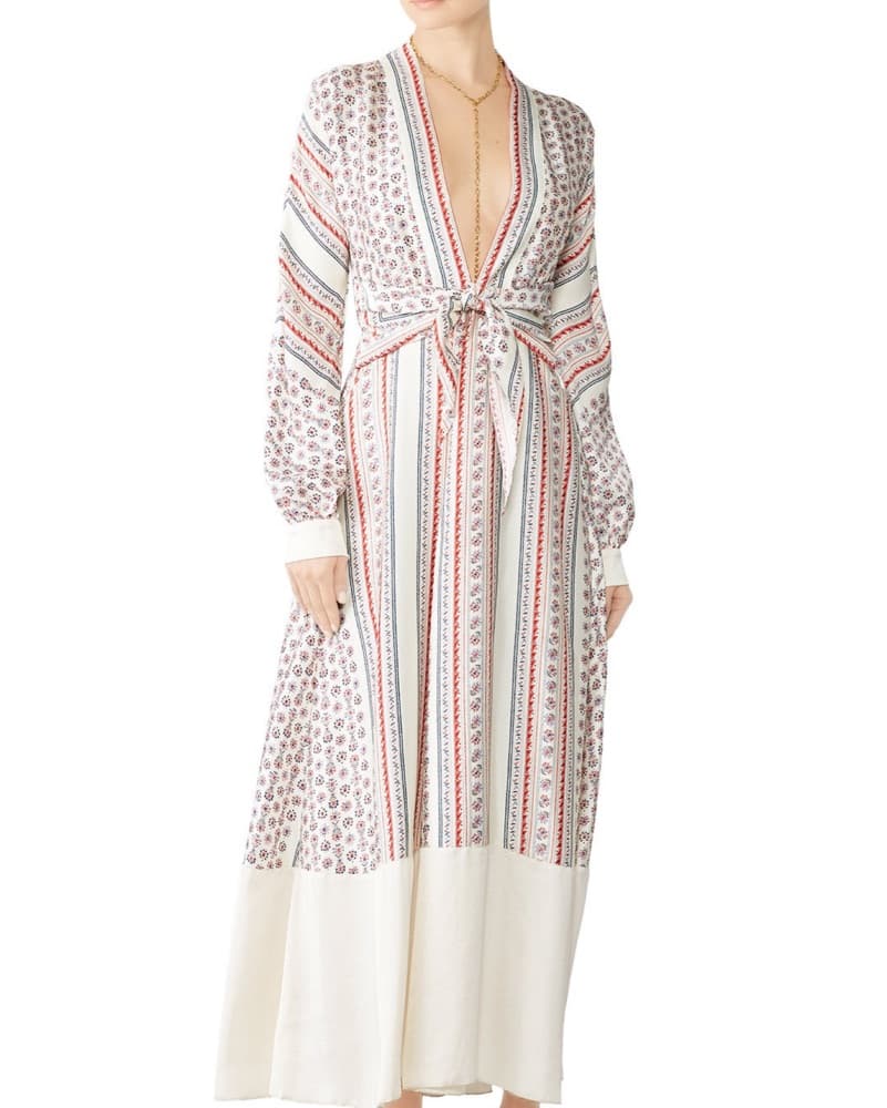 Elegant Printed Midi Dress  - Image 1