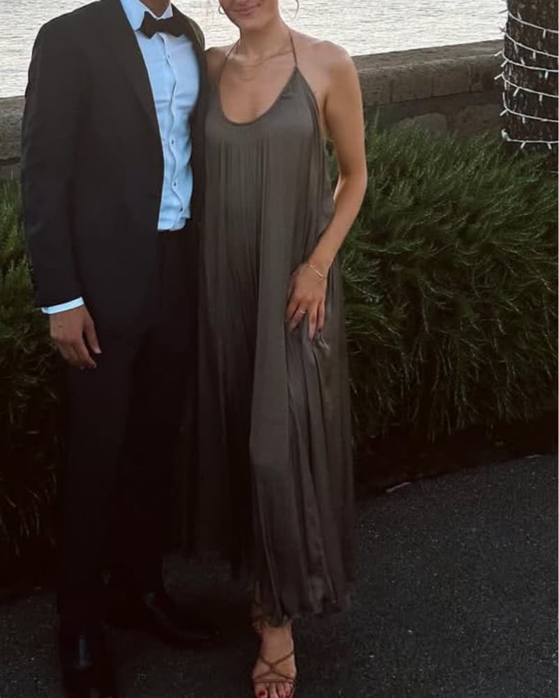 Flowy Brown Zara Dress - Image 1