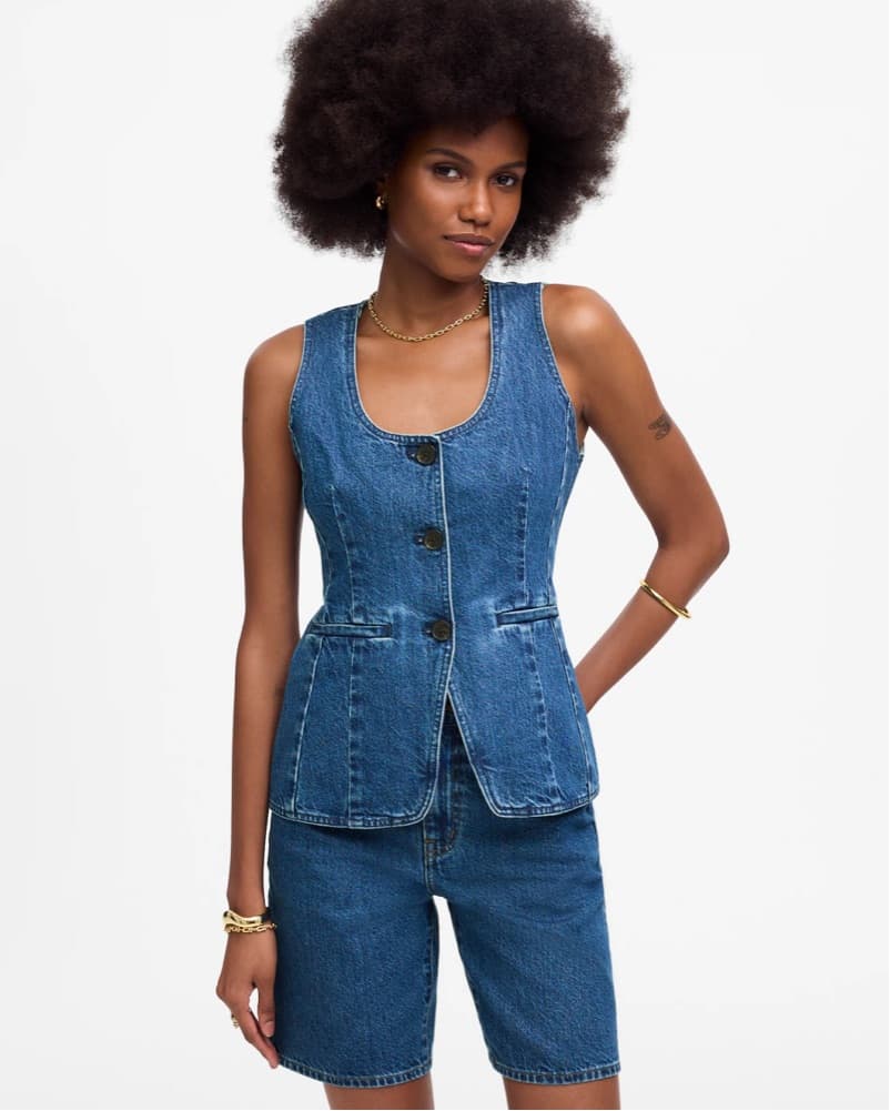 Denim Vest Sleeveless - Image 3