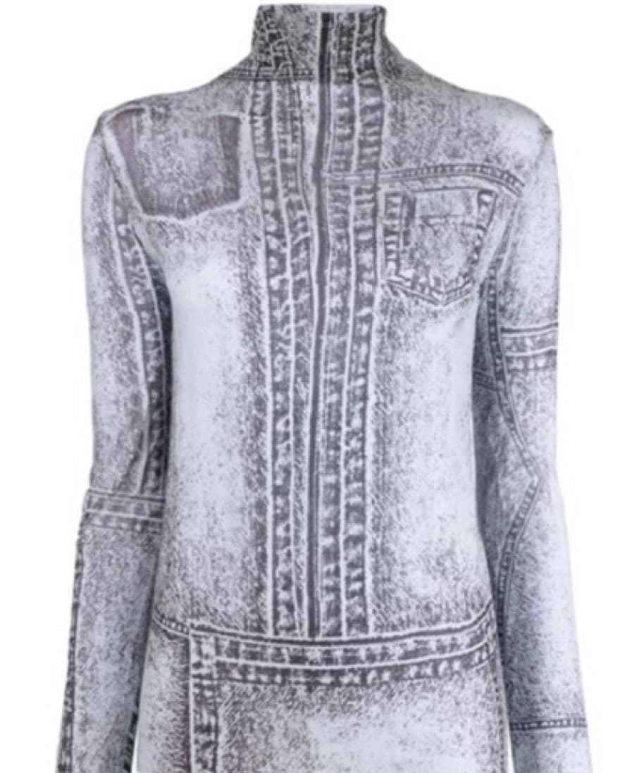 Acne Studios Denise Denim Top - Image 2
