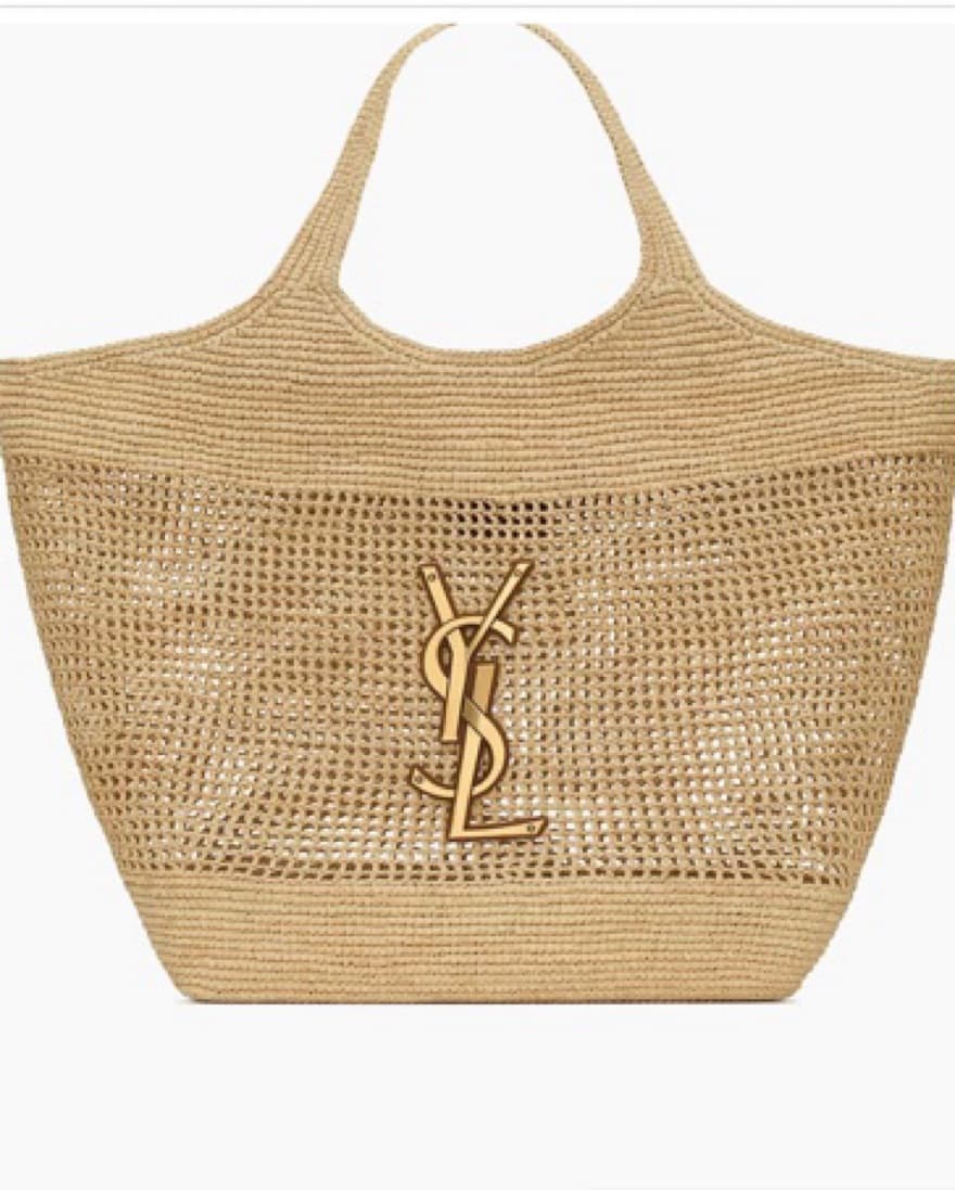 YSL Saint Laurent Beach Vacation Tote - Image 1