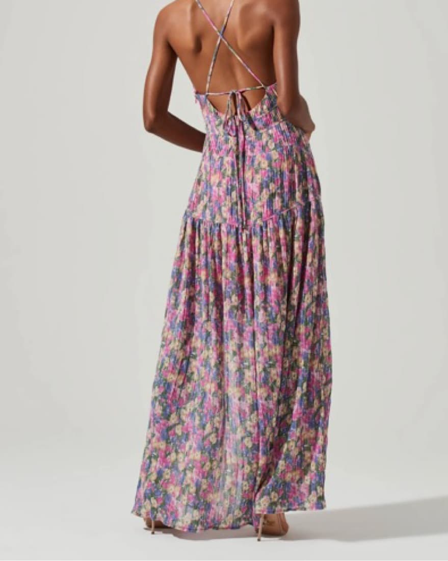 ASTR the Label Tropics Plunge Neck Dress - Image 1