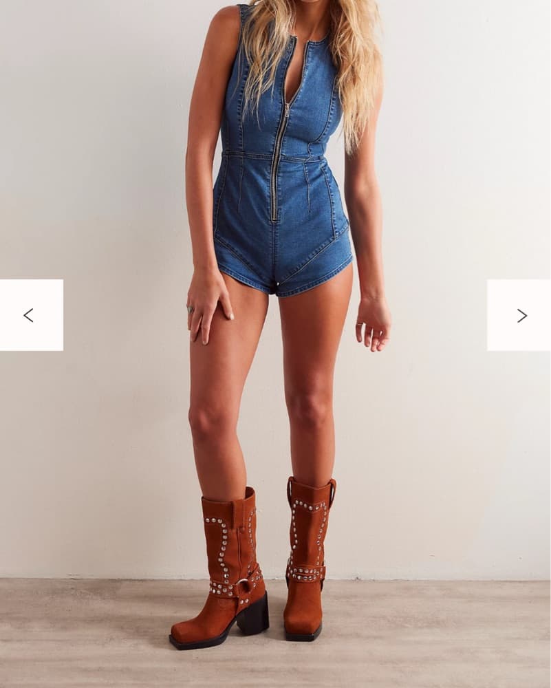 CRVY Wonderland Playsuit Free People  - Image 1