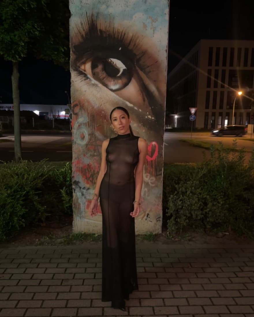 Sheer Long Dress - Image 1