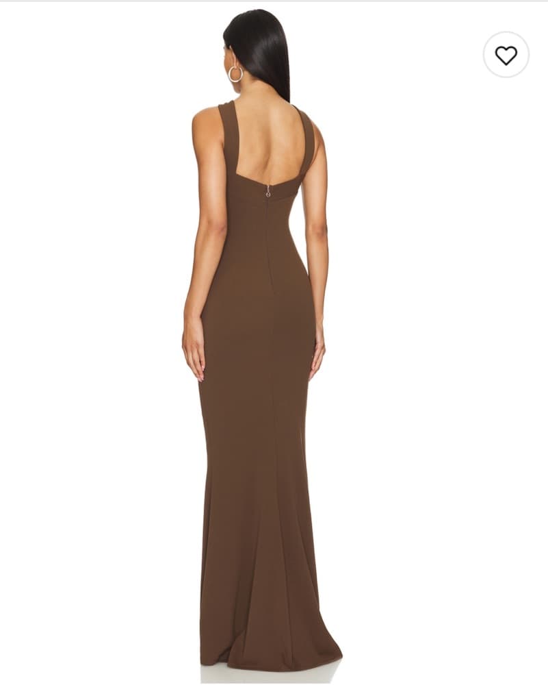 Revolve Mocha Gown - Image 2