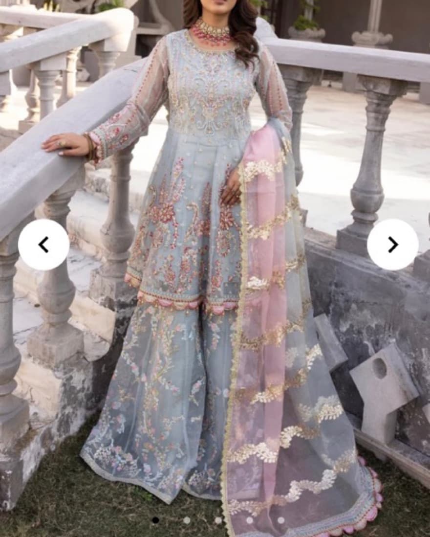 South Asain Sharara Suit - Image 5