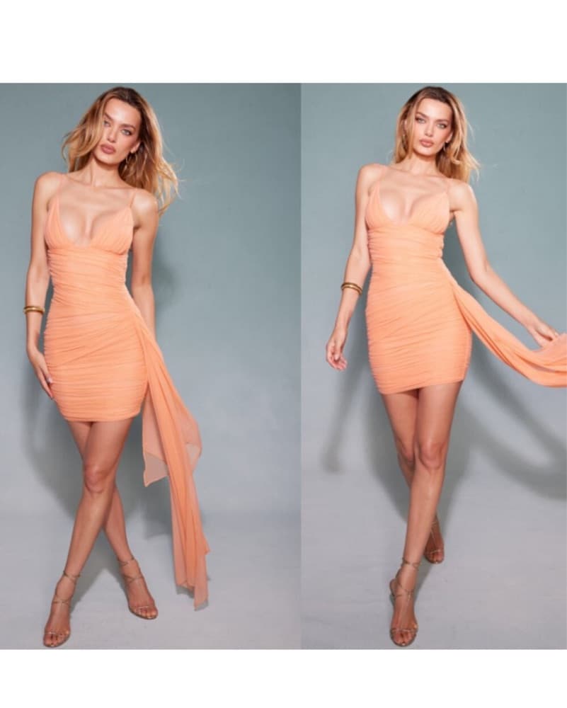 House Of CB Orange Mini Dress - Image 2