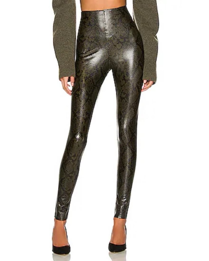 Commando Faux Snake Legging - Image 1