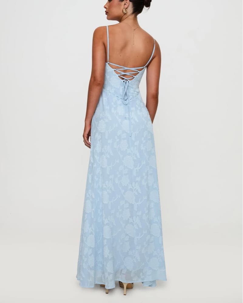 Princess Polly Blue Long Dress - Image 2
