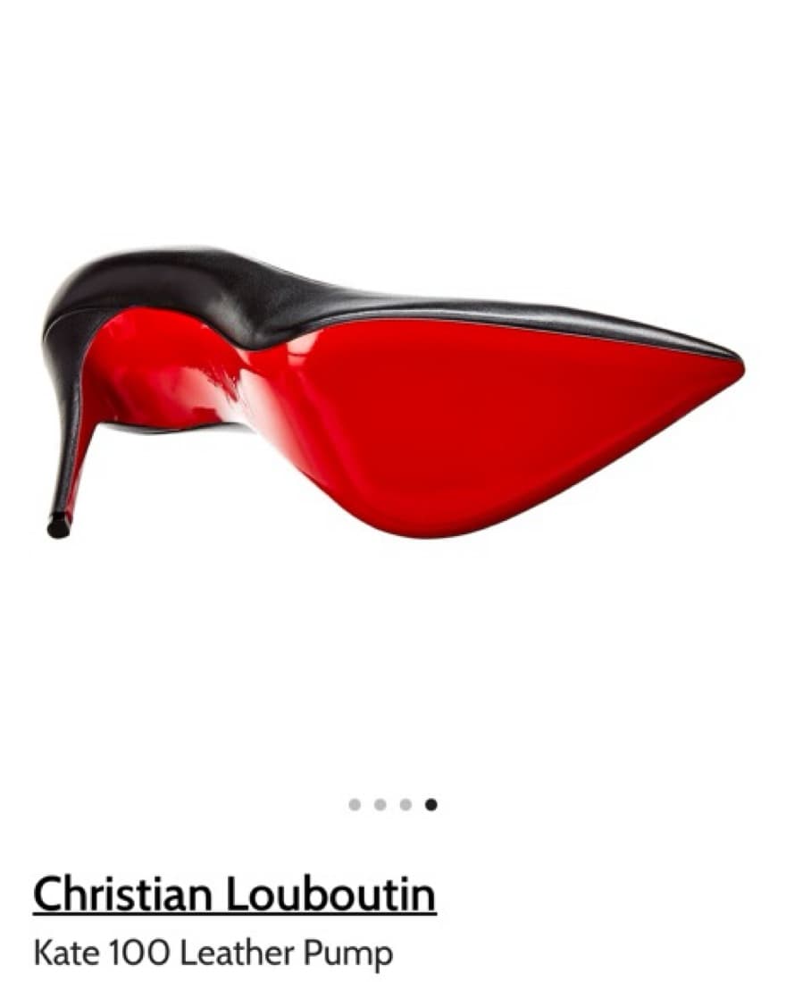 Louboutin Black Pointed Leather Pump - Image 4