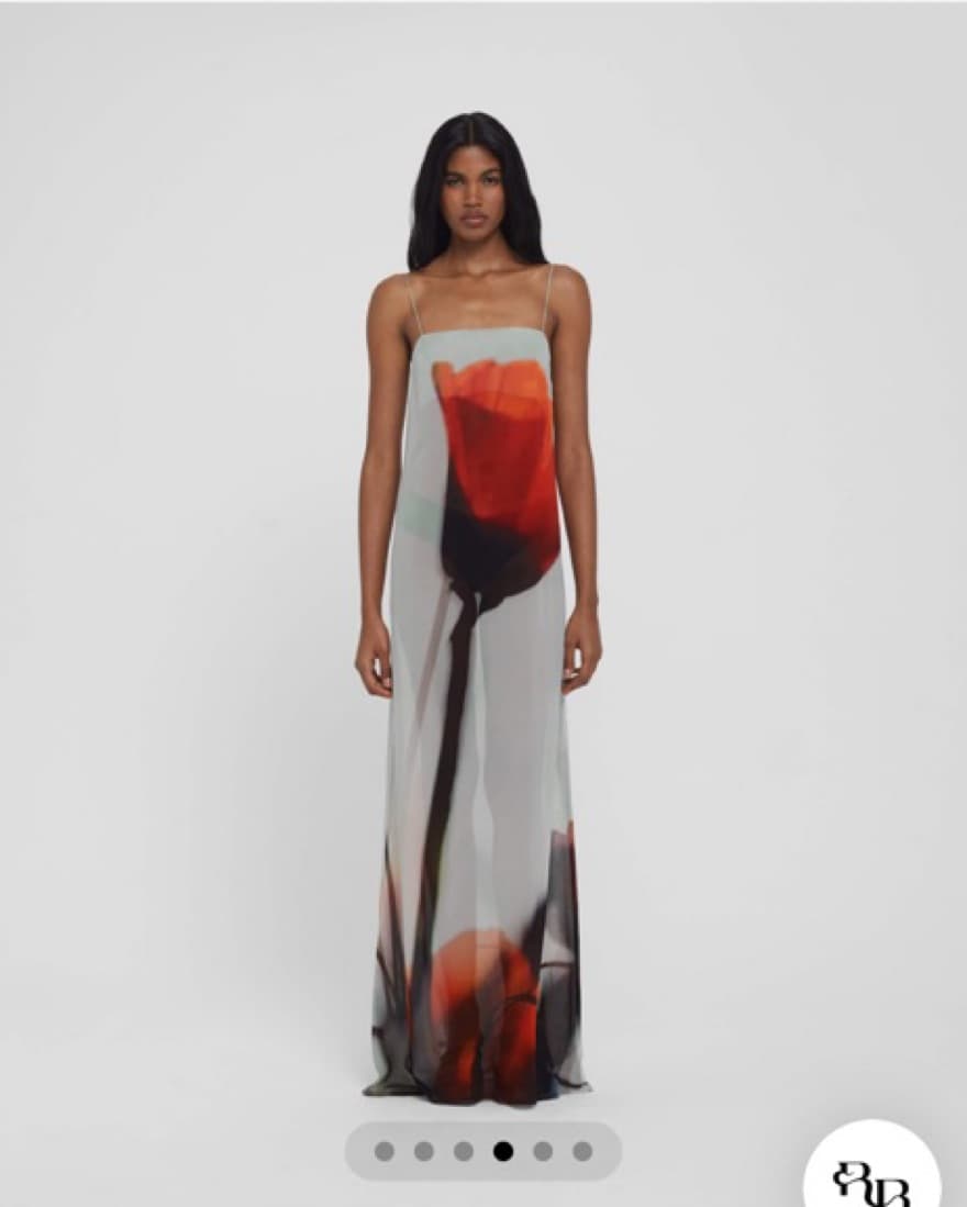 Rat & Boa Rose Print Maxi Dress - Image 5