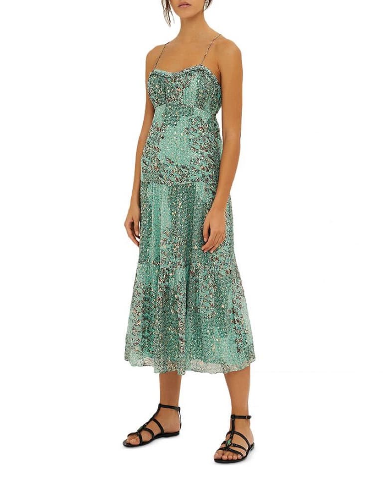 BA&SH Odette Open Back Midi Dress  - Image 1