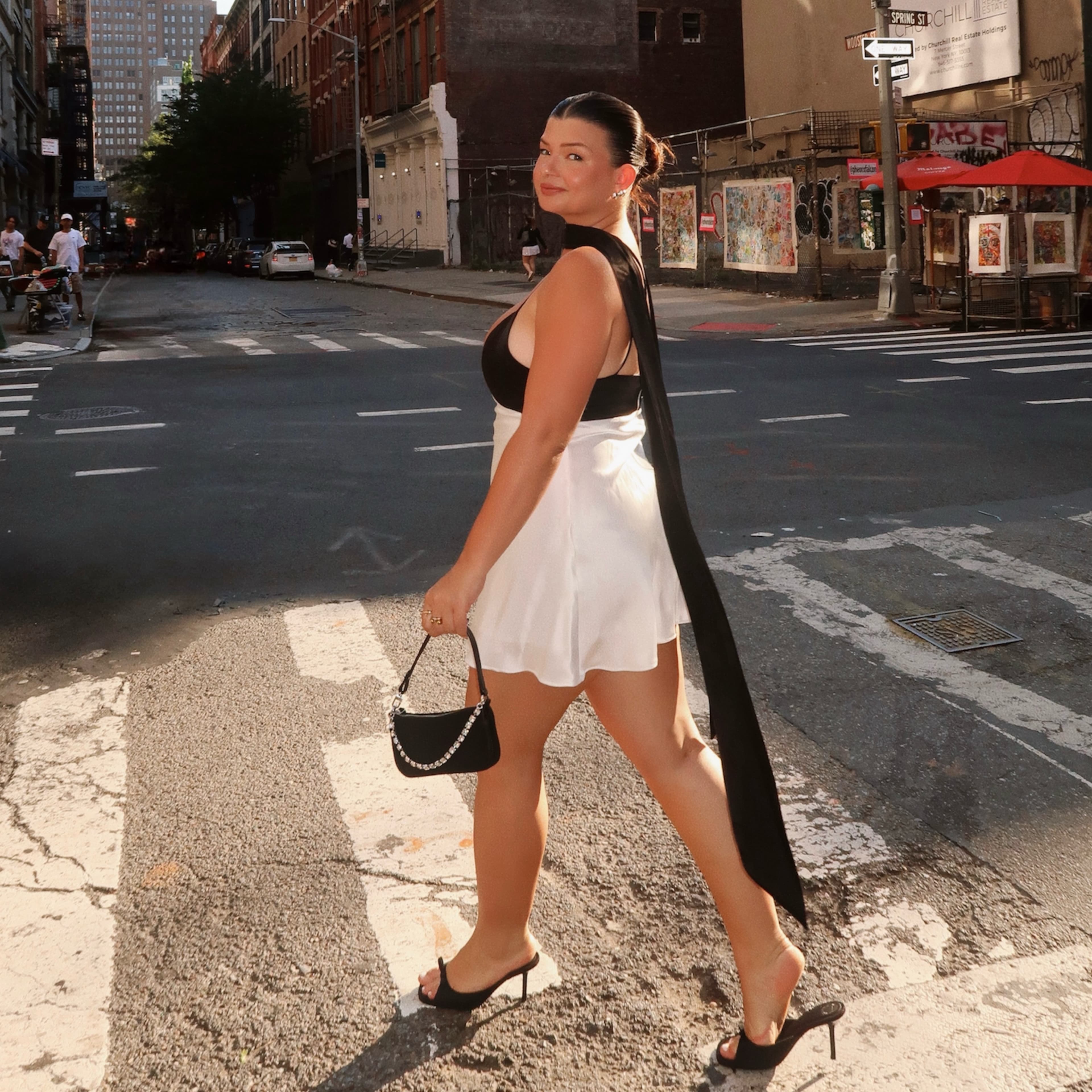 Alice & Olivia Black & White Dress - Image 2