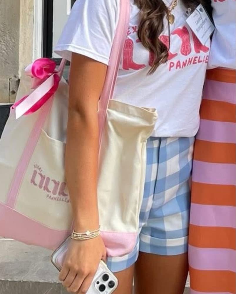 Blue Gingham Shorts  - Image 4