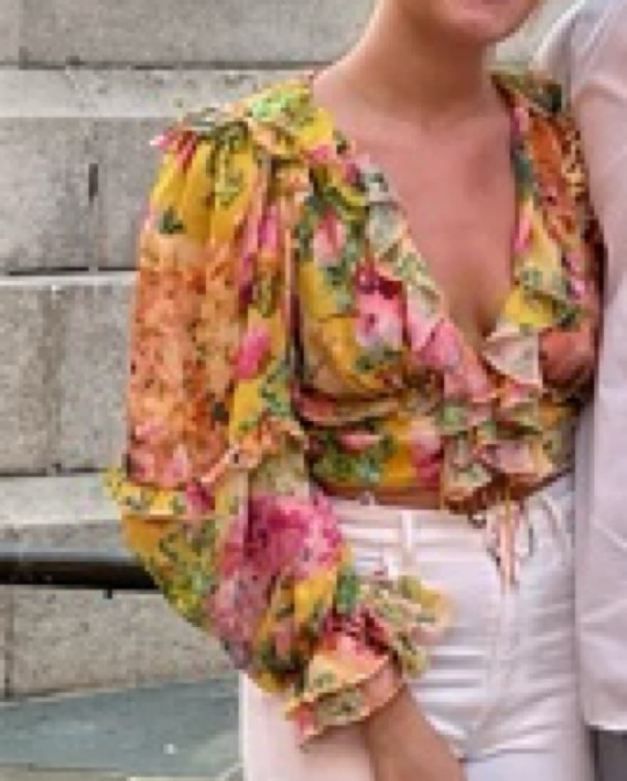For Love And Lemons Floral Top - Image 2