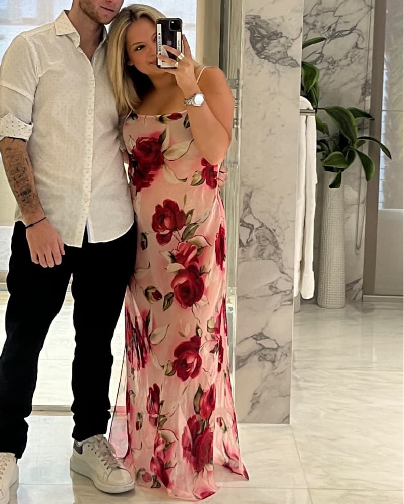 Vintage Sheer Floral Maxi  - Image 1
