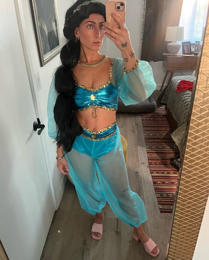 Homemade Princess Jasmine Costume  - Image 3