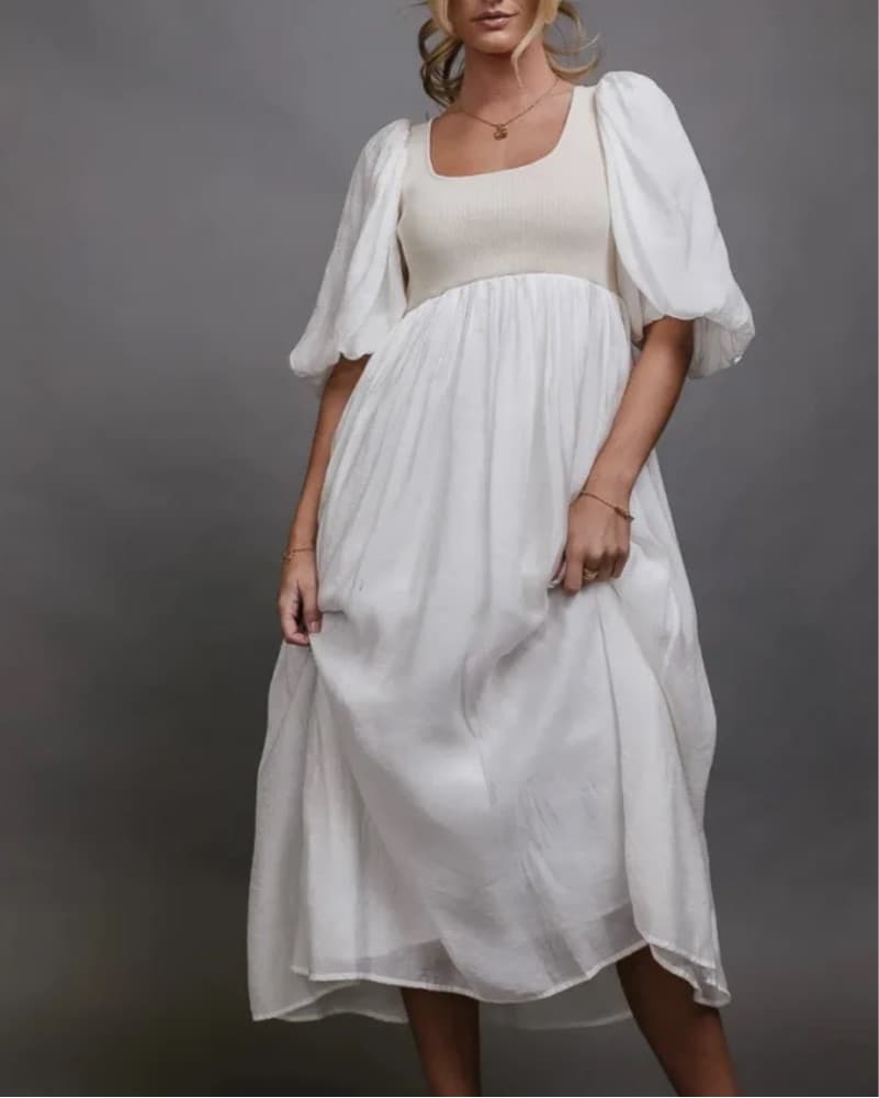 Bohme Juliet Puff Sleeve Dress - Image 4