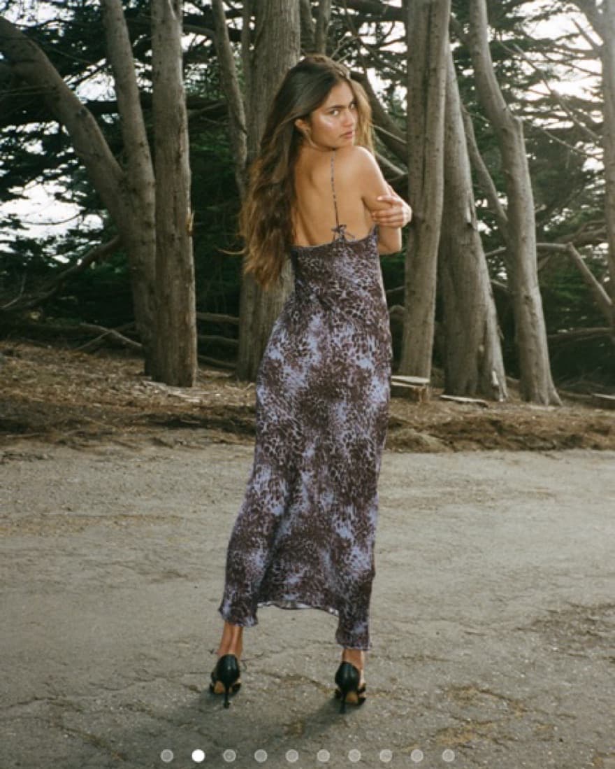 The Penelope - Purple Leopard Dress - Image 1