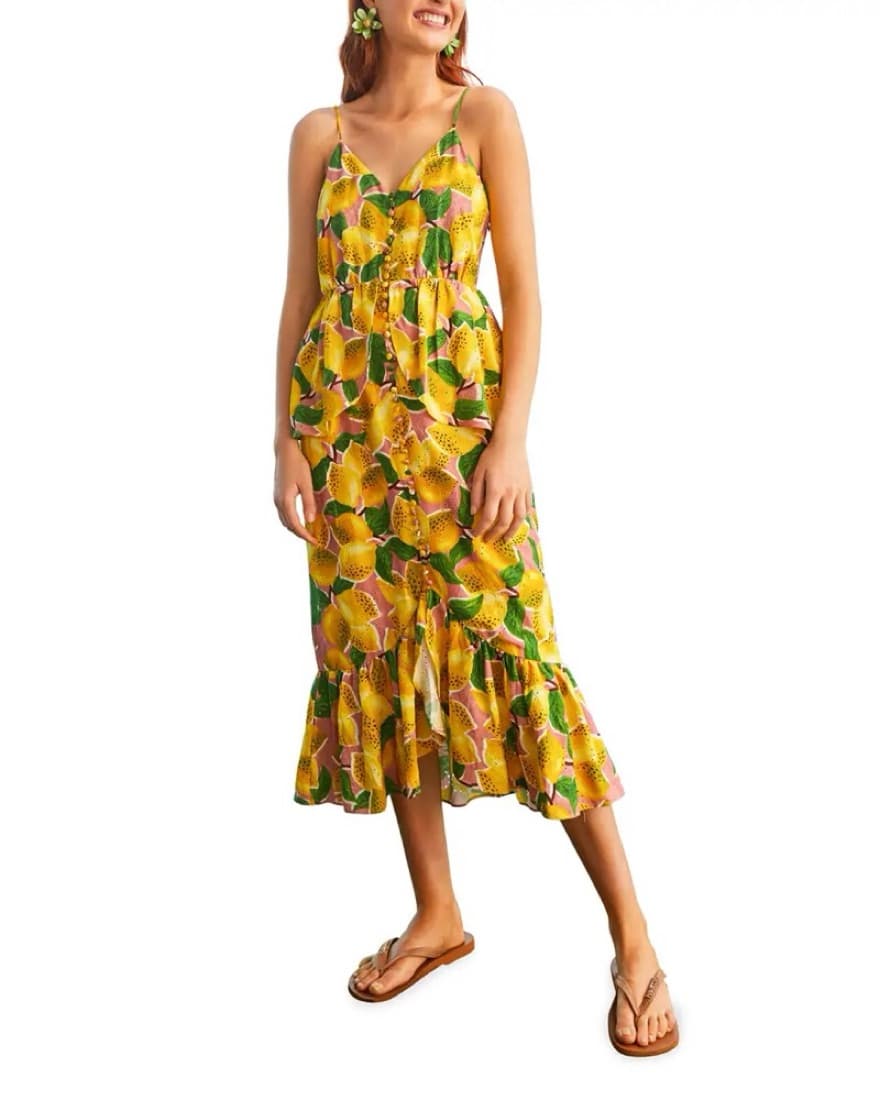Farm Rio Lemon Dress - Image 1