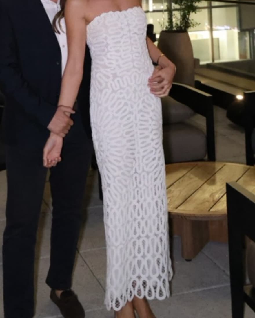 Simkhai White Crochet Dress - Image 4