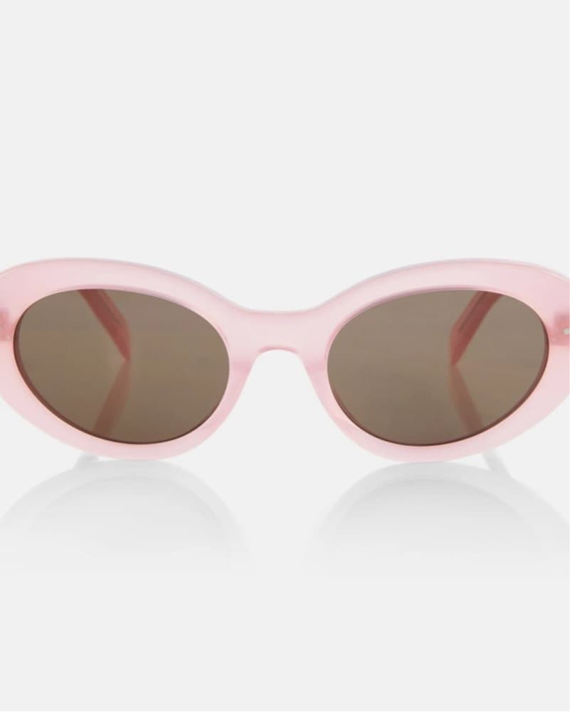 Celine Sunglasses Pink Oval Bold Fun - Image 3