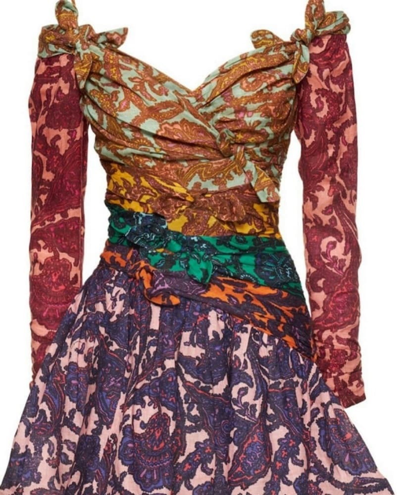 Zimmermann Tiggy Bow Mini Dress - Image 2