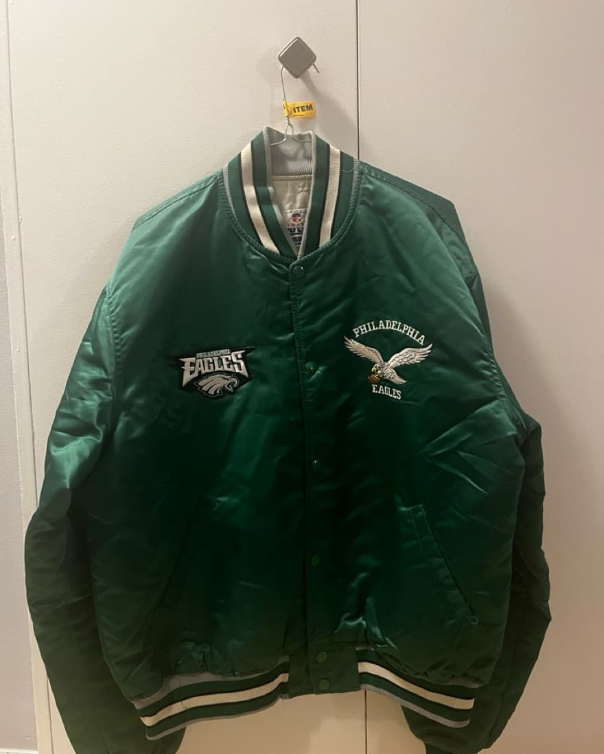 Custom Philadelphia Eagles Bomber Jacket - Image 1