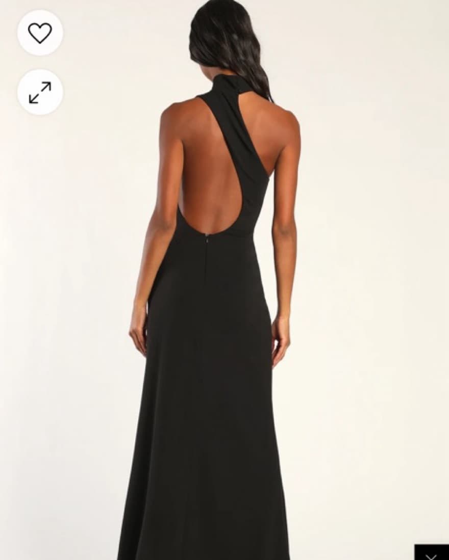 Asymmetrical Cut Out Halter Maxi - Image 2