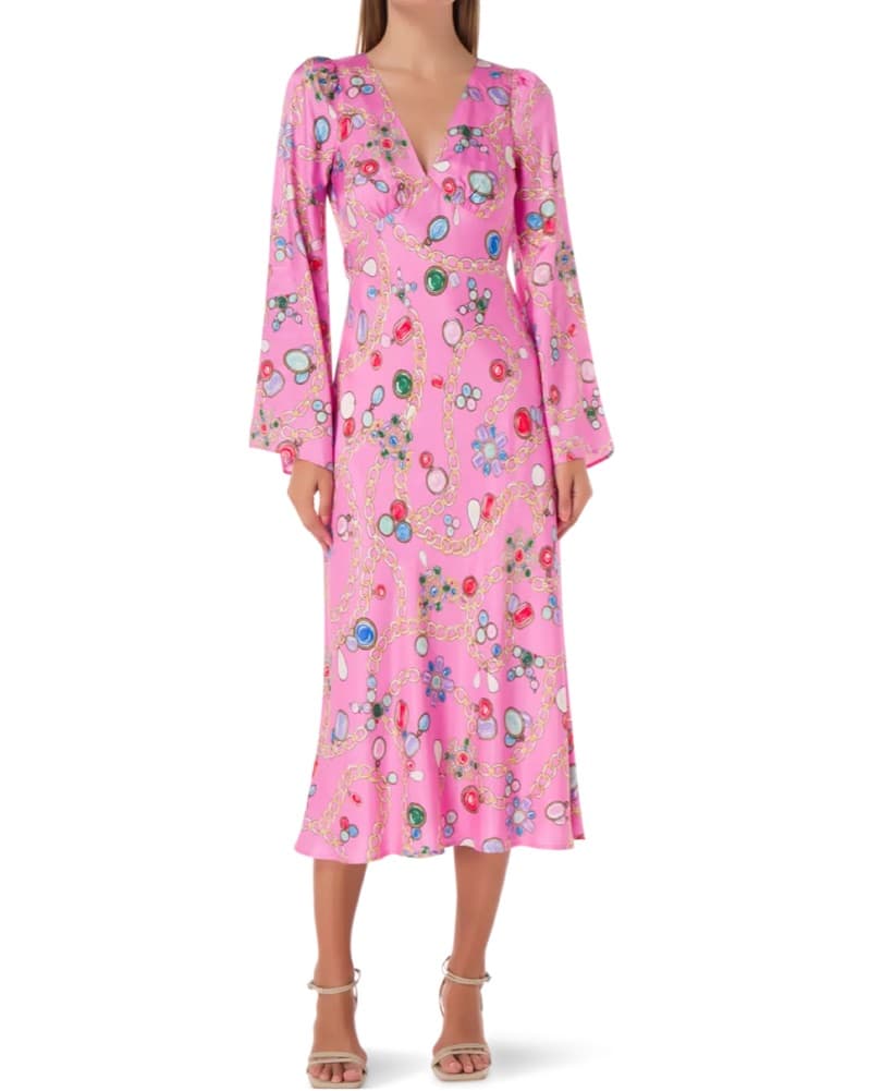 Kitri Libby Chain Print Dress - Image 3