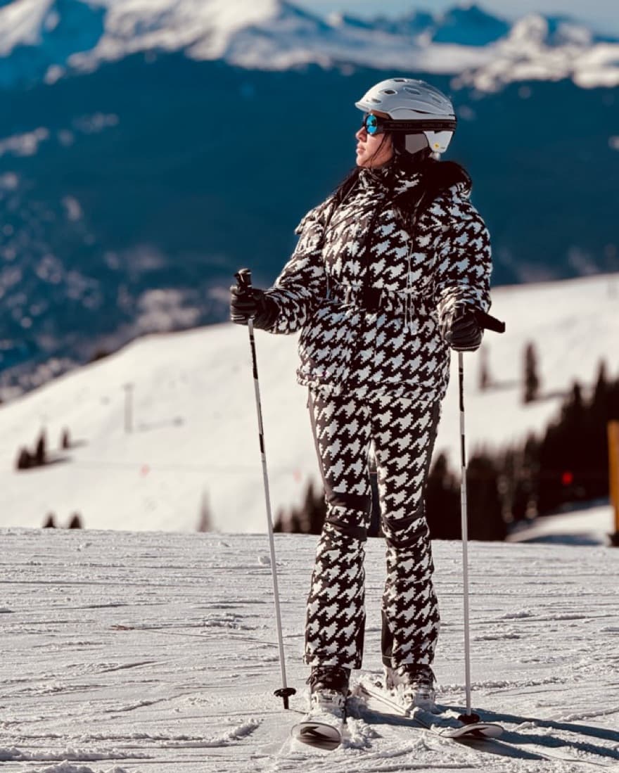 Perfect Moment Houndstooth Ski Set - Image 1