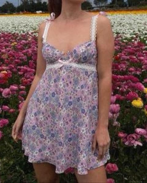 For Love and Lemons Purple mini dress - Image 1