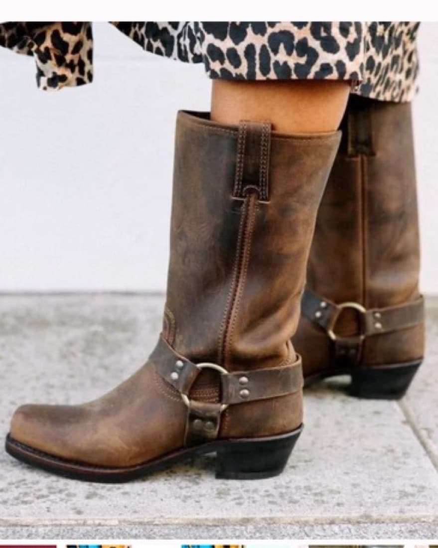 Vintage Frye Harness boots - Image 1