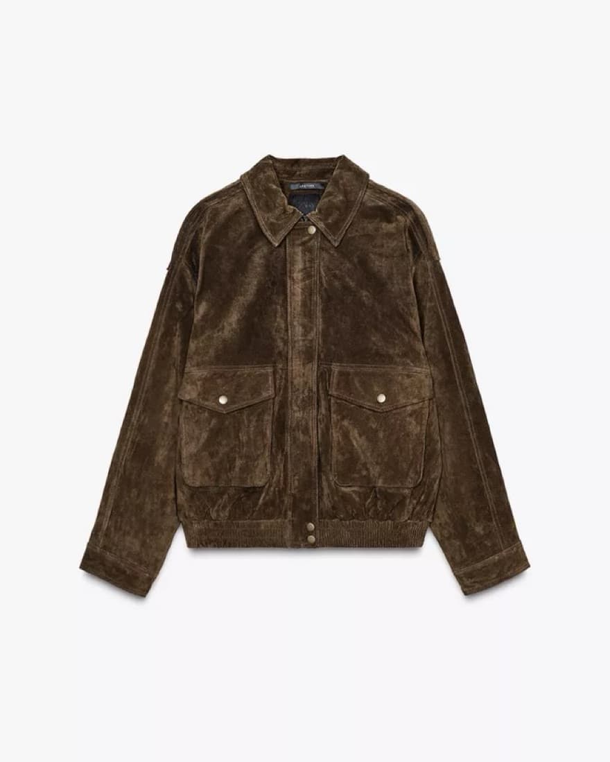 Suede Leather Jacket - Image 3